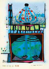 Hundertwasser - Homo Humus Come Va - 10,002 Nights - 00156